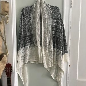 One World Striped Sweater Cardigan
